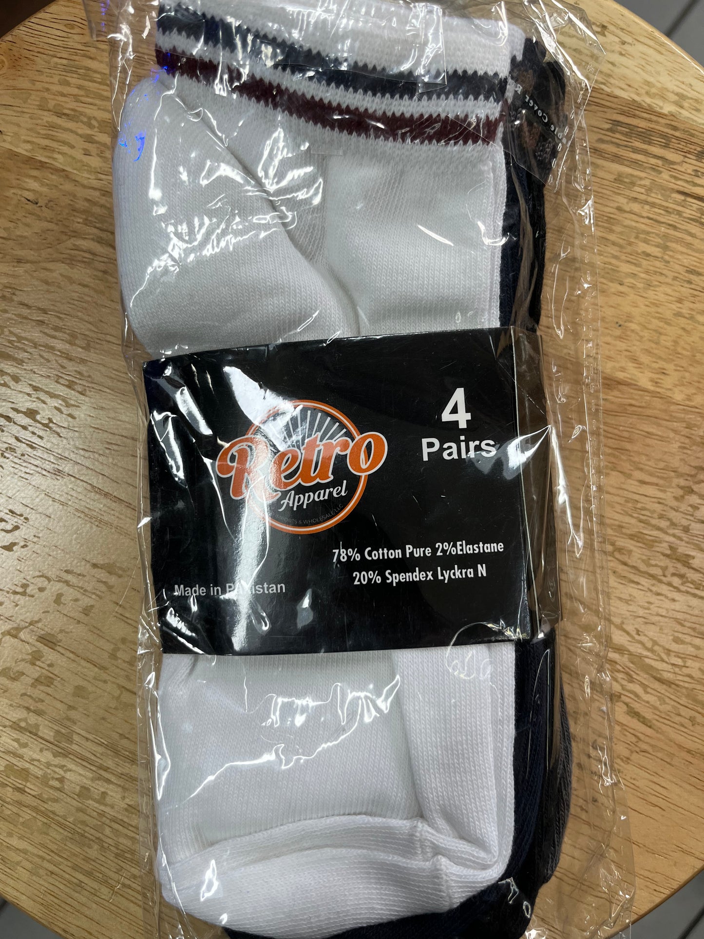 Retro Apparel ankle socks(4 Pack)